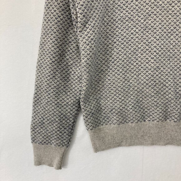 J. Crew Men's sz XL Sweater Super Soft Lambswool Blend Bird's-eye Knit Crewneck - Picture 4 of 10